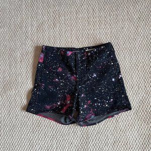 Blackheart galaxy print shorts size 9